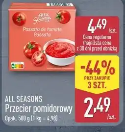 ALDI All Seasons Przecier pomidorowy Passata oferta