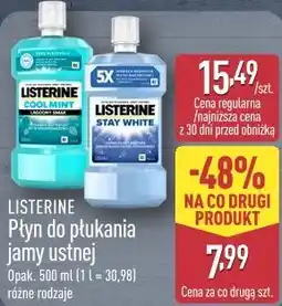 ALDI Listerine Płyn do płukania jamy ustnej oferta