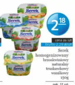 Specjał Serek homogenizowany brzoskwinowy naturalny truskawkowy waniliowy oferta