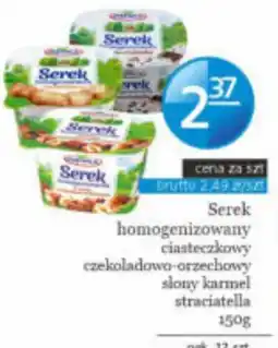 Specjał Serek homogenizowany ciasteczkowy czekoladowo-orzechowy słony karmel stracciatella oferta