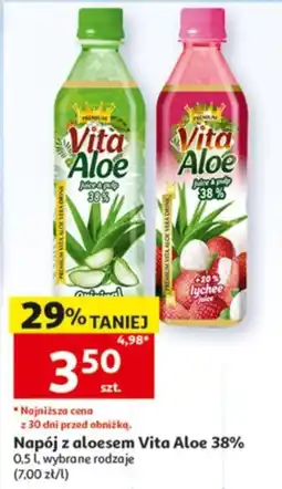Auchan Napój z aloesem Vita Aloe 38% oferta