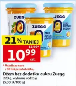 Auchan Dżem bez dodatku cukru Zuegg oferta