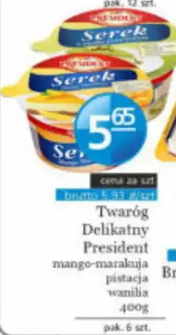 Specjał Twaróg Delikatny President oferta
