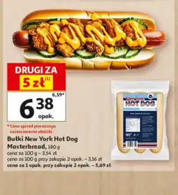 Auchan Bułki New York Hot Dog Masterbread oferta
