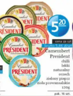 Specjał Camembert President oferta