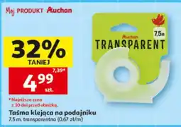 Auchan Taśma klejąca na podajniku oferta