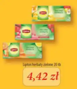 Specjał Lipton herbaty zielone oferta