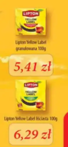 Specjał Lipton Yellow Label granulowana oferta