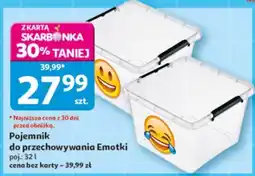 Auchan Pojemnik do przechowywania Emotki oferta