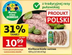 Auchan Kiełbasa biała surowa oferta