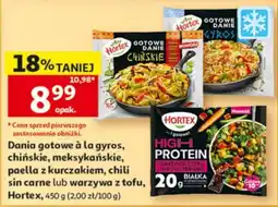 Auchan Hortex Dania gotowe à la gyros, chińskie, meksykańskie, oferta