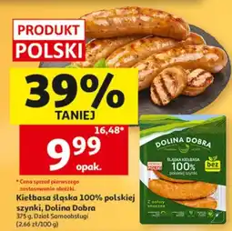 Auchan Kiełbasa śląska 100% polskiej szynki, Dolina Dobra oferta