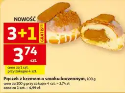 Auchan Pączek z kremem o smaku korzennym oferta