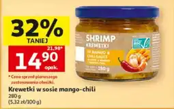 Auchan Shrimp Krewetki w sosie mango-chili oferta