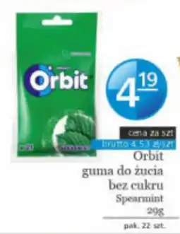 Specjał Orbit guma do żucia bez cukru Spearmint oferta