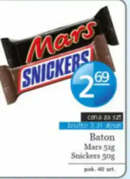 Specjał Baton Mars, Snickers oferta