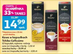 Auchan Kawa w kapsułkach Tchibo Cafissimo oferta