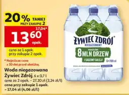 Auchan Woda niegazowana Żywiec Zdrój oferta