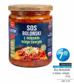 Specjał Sos Boloński z mięsem wieprzowym Łuków oferta