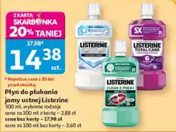 Auchan Płyn do płukania jamy ustnej Listerine oferta