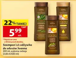 Auchan Szampon lub odżywka do włosów Joanna oferta