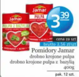 Specjał Pomidory Jamar drobno krojone pulpa z bazylią oferta