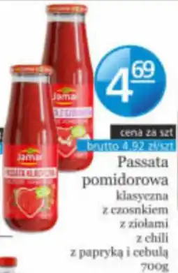 Specjał Passata pomidorowa klasyczna z czosnkiem z ziołami z chili z papryką i cebulą oferta