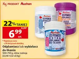 Auchan Odplamiacz lub wybielacz do tkanin oferta