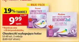Auchan Chusteczki wyłapujące kolor oferta