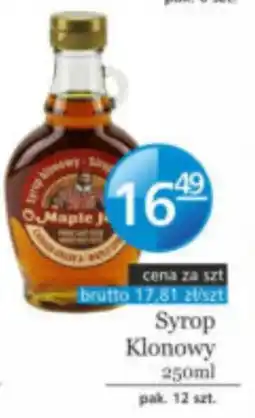 Specjał Syrop Klonowy oferta