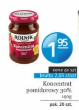 Specjał Koncentrat pomidorowy 30% ROLNIK oferta