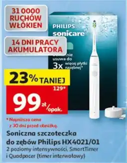 Auchan Soniczna szczoteczka do zębów Philips HX4021/01 oferta