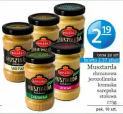 Specjał Musztarda jerozolimska kremска sarepska stołowa oferta