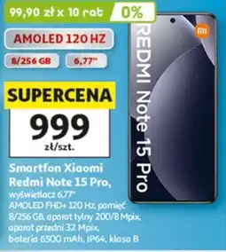 Auchan Smartfon Xiaomi Redmi Note 15 Pro oferta