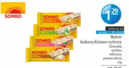 Specjał Baton kukurydziano-ryżowy Sonko oferta