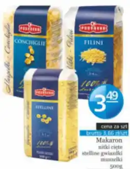 Specjał Makaron nątki ciełe stelline gwiazdkki muszelki oferta