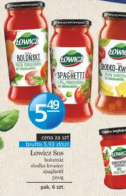 Specjał Łowicz Sos boloński słodko kwaśny spaghetti oferta