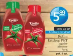 Specjał Kotlin ketchup PET łagodny pikantny oferta