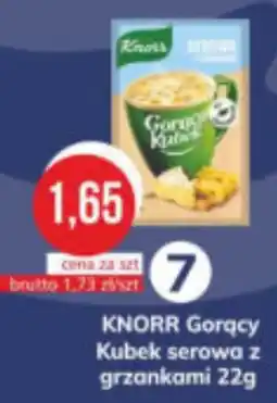 Specjał KNORR Gorący Kubek serowa z grzankami oferta