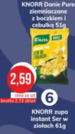 Specjał KNORR Danie Pure ziemniaczane z boczkiem i cebulką oferta
