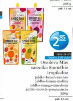 Specjał Owolovo Mus saszetka Smoothie tropikalne oferta