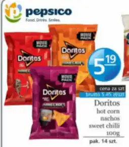 Specjał Doritos hot corn nachos sweet chilli oferta
