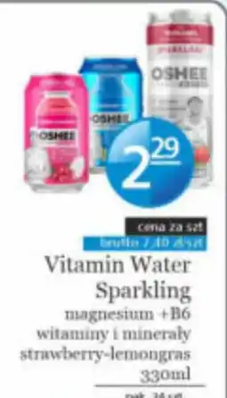 Specjał Vitamin Water Sparkling magnesiu +B6 witaminy i minerały strawberry-lemongras oferta