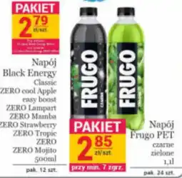 Specjał Napój Frugo PET czarne zielone oferta