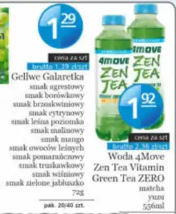 Specjał Woda 4Move Zen Tea Vitamin Green Tea ZERO oferta