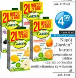 Specjał Napój Garden karton pomarańcza jabłko czarna porzeczka multiwitamina 12 witamin oferta
