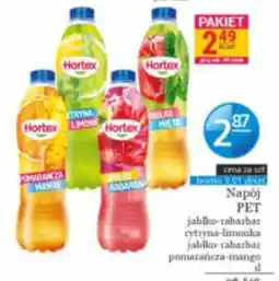 Specjał Napój PET jabłko-rabarbar cytryna-limonka jabłko-rabarbar pomarańcza-mango oferta