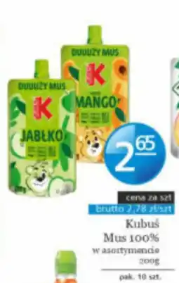Specjał Kubuś Mus 100% oferta