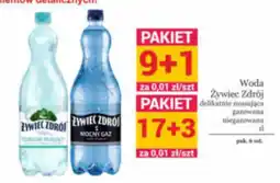 Specjał Woda Żywiec Zdrój delikatnie musująca niegazowana oferta