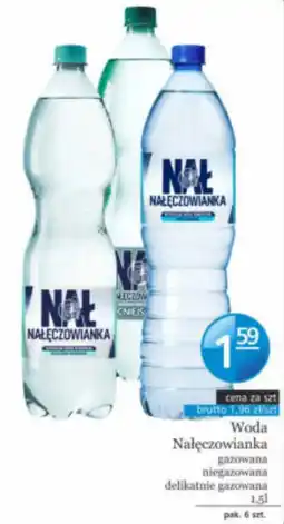 Specjał Woda Nałęczowianka gazowana niegazowana delikatnie gazowana oferta